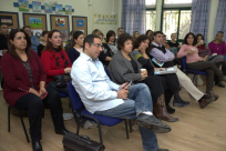 وفد من مفتشي وزارة المعارف في زيارة لمدرسة الرازي الابتدائية بمدينة اللد